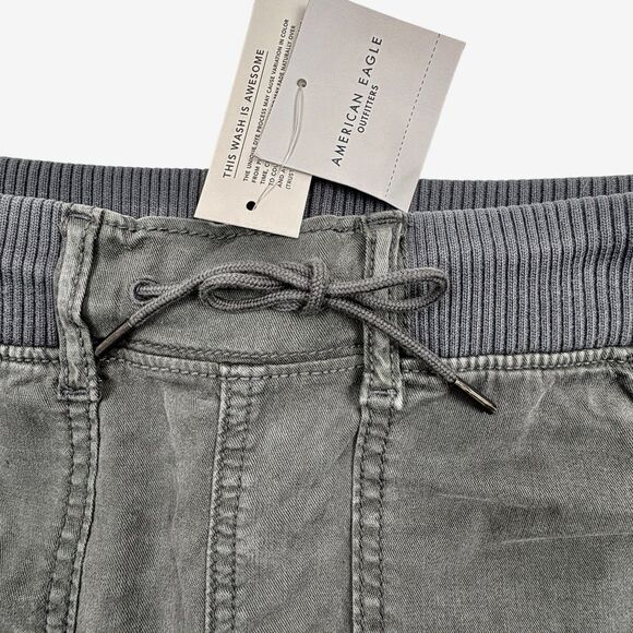 NWT American Eagle Y2K Vibe Lyocell Cargo Maxi Skirt Gorpcore Utility Gray 2 - Picture 4 of 16